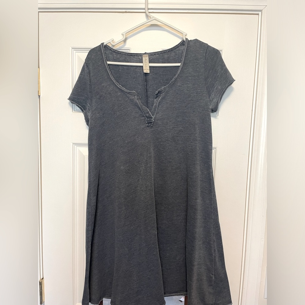 Altar’d State distressed blue dress